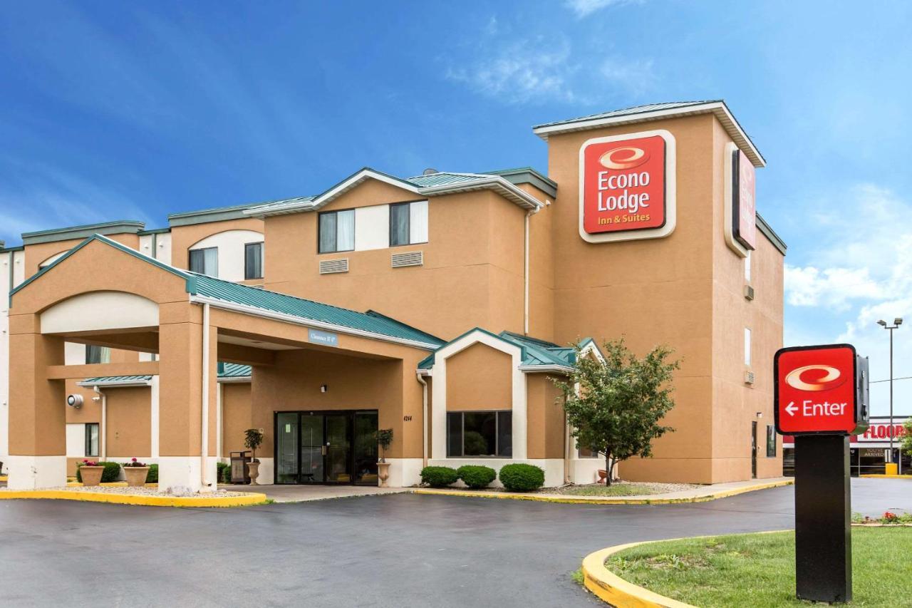 Econo Lodge Inn & Suites Peoria Illinois Bagian luar foto